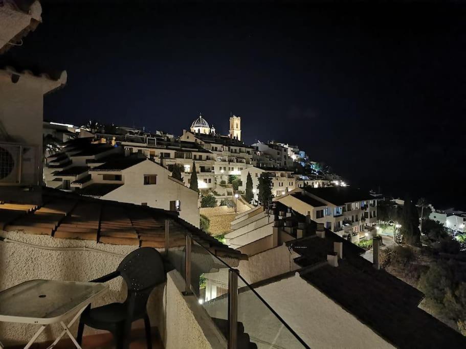 Atico-Duplex Con Vistas Al Mar Y Casco Antiguo En Alteaアパートメント エクステリア 写真