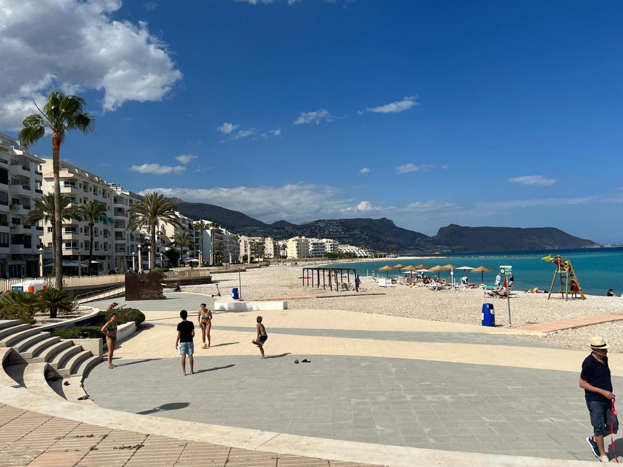 Atico-Duplex Con Vistas Al Mar Y Casco Antiguo En Alteaアパートメント エクステリア 写真
